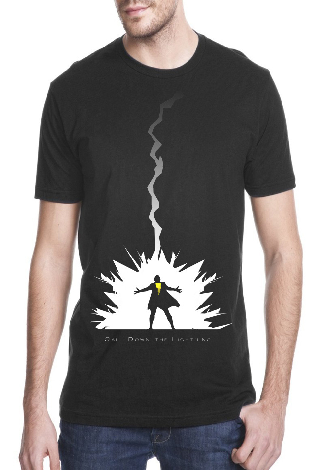 Shazam Black Men's T-Shirt