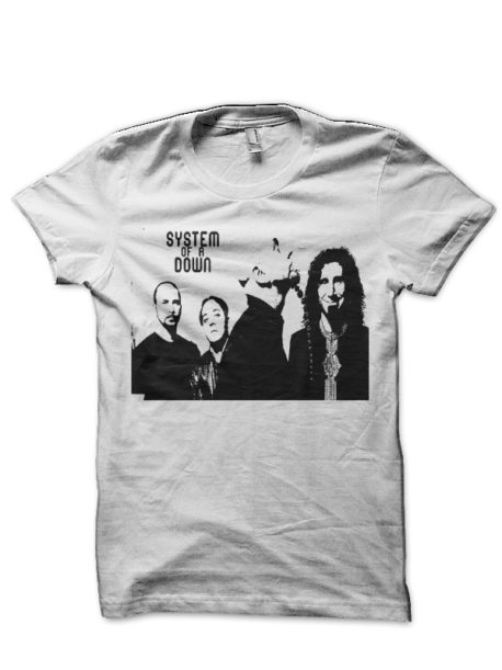System Of A Down White T-Shirt