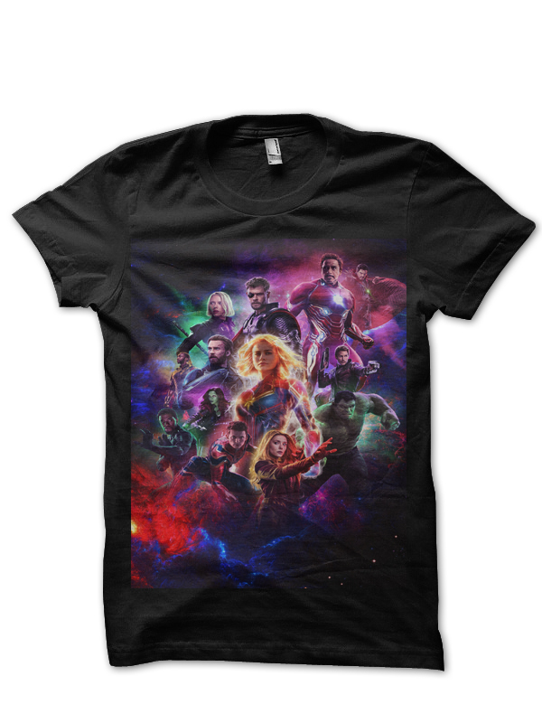 Marvel Avengers Endgame Black T-Shirt