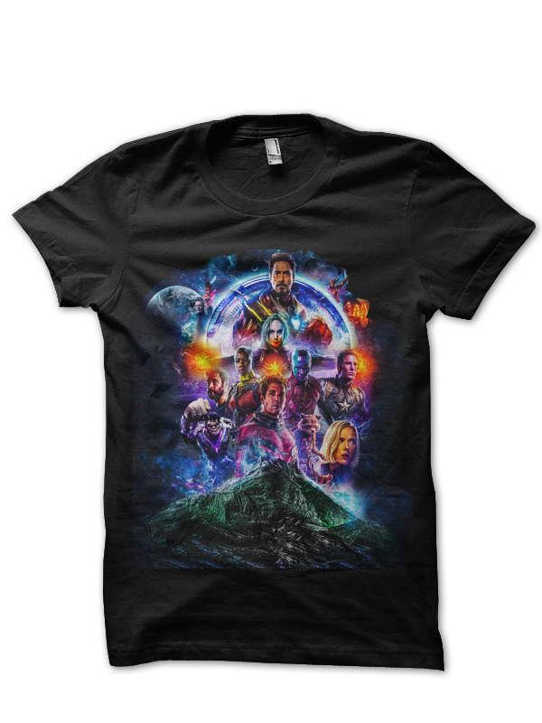 Avengers Endgame Black T-Shirt