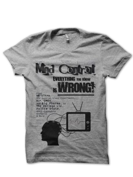 Mind Control Grey T-Shirt