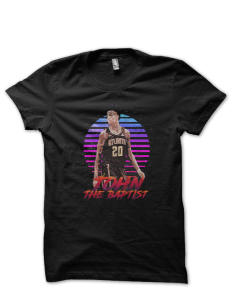 John the Baptist Retrowave Outrunner T-Shirt
