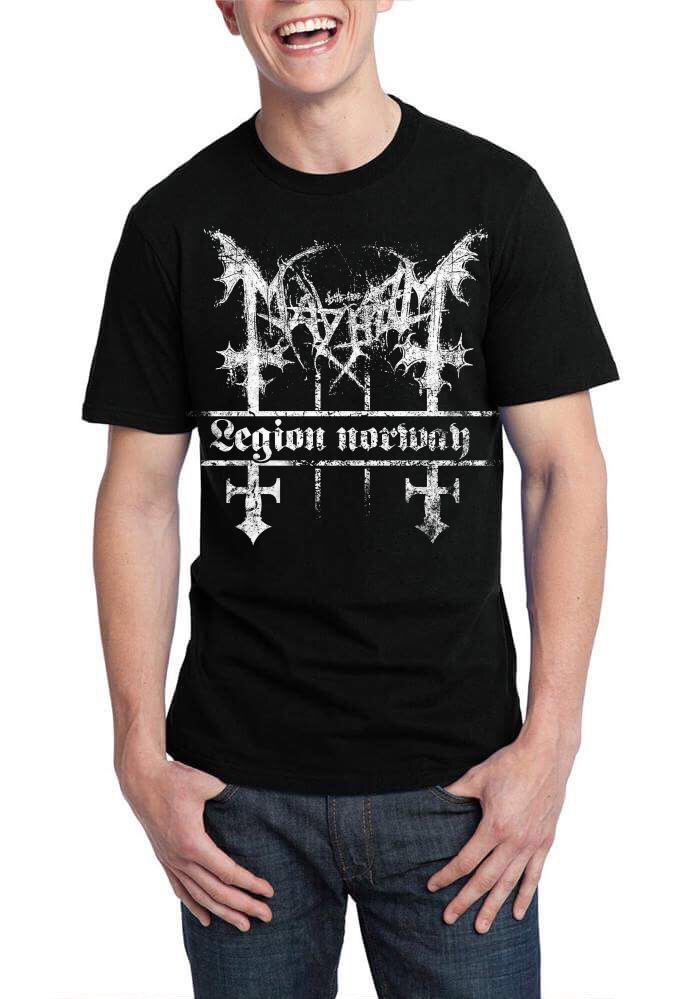 Mayhem Legion Norge Black T-Shirt - Swag Shirts