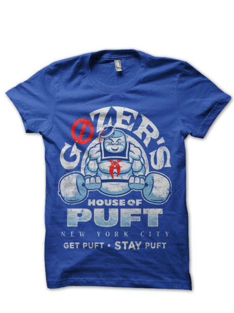 House Of Puft Royal Blue Half Sleeve T-Shirt