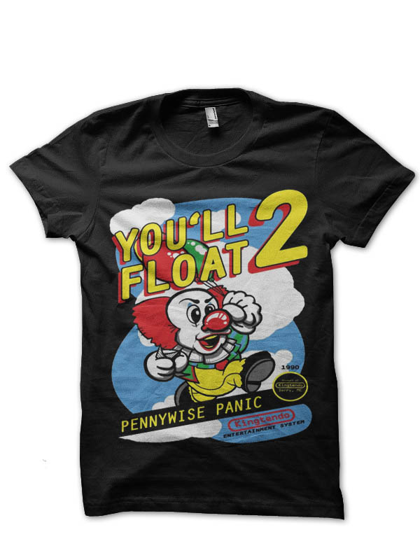 Pennywise Panic Black Half Sleeve T-Shirt