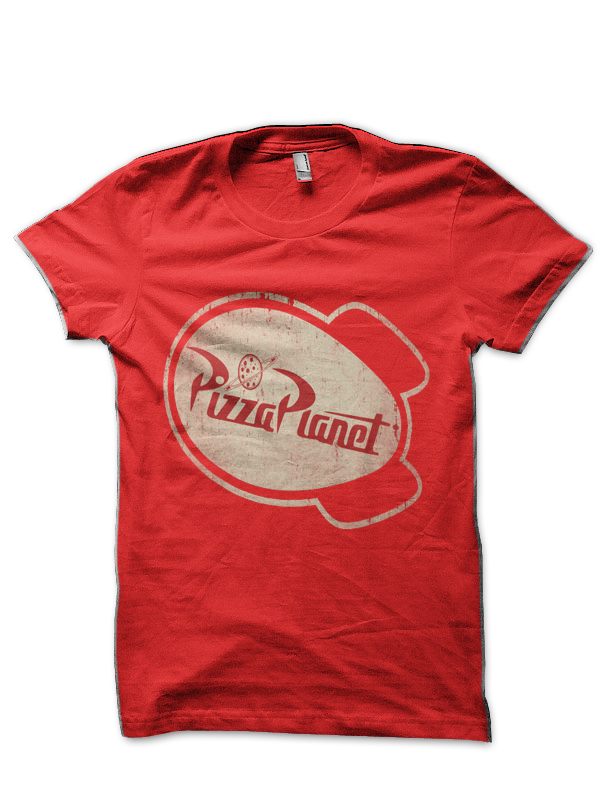 Pizza Planet Red Half Sleeve T-Shirt