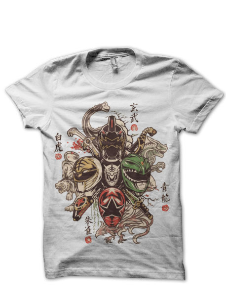 Shijin Rangers White Half Sleeve T-Shirt