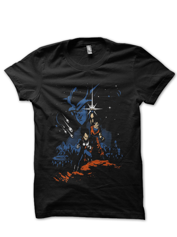 Z Wars Black Half Sleeve T-Shirt