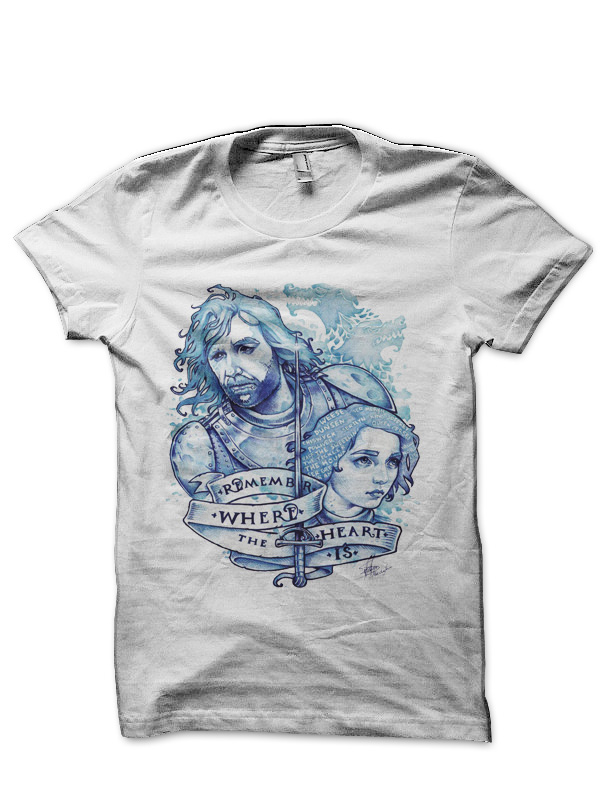 Game Of Thrones White Half Sleeve T-Shirt