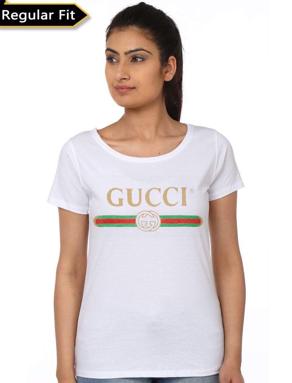 gucci plain white t shirt women's