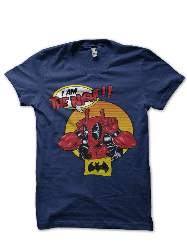 I'm The Night Navy Blue Half Sleeve T-Shirt
