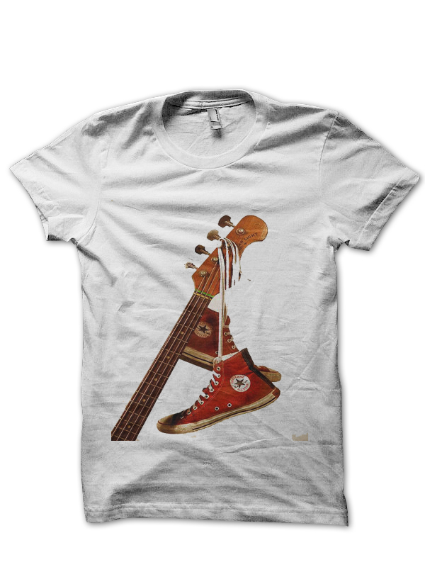 Rock Band White Half Sleeve T-Shirt