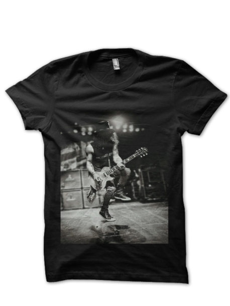 Rock Band Black Half Sleeve T-Shirt
