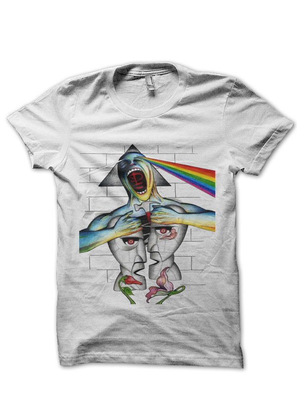 Rock Band White Half Sleeve T-Shirt