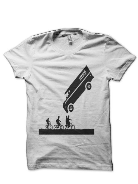 Van White Half Sleeve T-Shirt