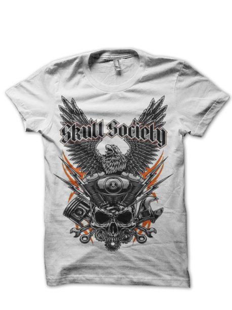 Moto GP White Half Sleeve T-Shirt