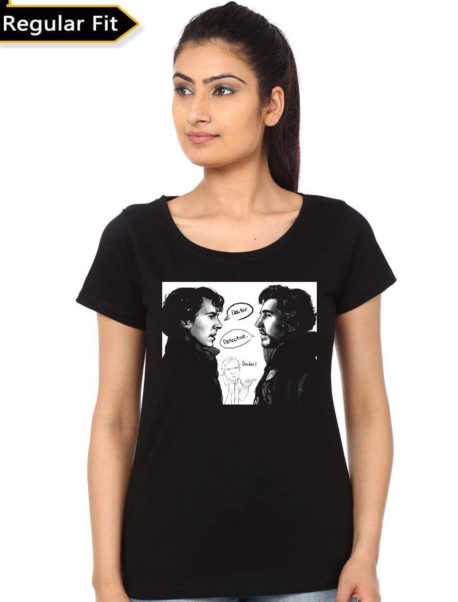 Dr Strange X Sherlock Homes Girls T-Shirt