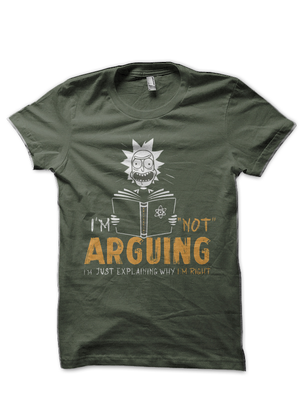 I Am Not Arguing Half Sleeve T-Shirt