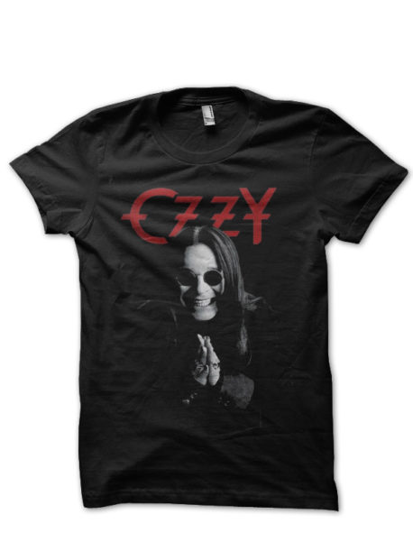 Ozzy Osbourne Half Sleeve Black T-Shirt