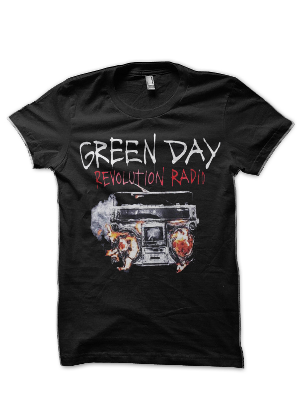 Green Day Rock Band Half Sleeve T-Shirt
