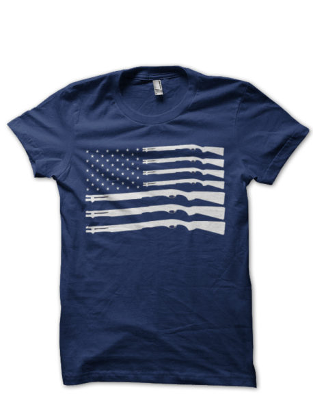 American Guns Half Sleeve T-Shirt