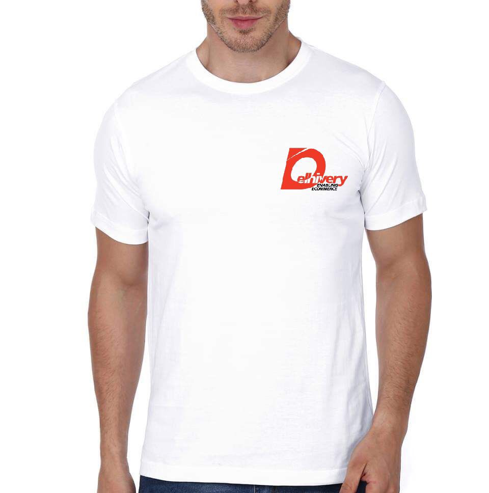 Delhivery White T-Shirt