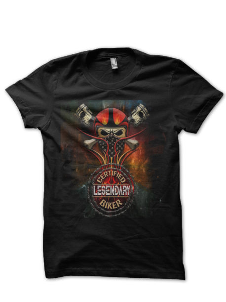 Legendary Bikers Black T-Shirt