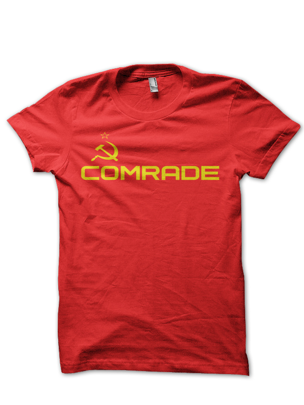 Comrade Half Sleeve T-Shirt - Image 5