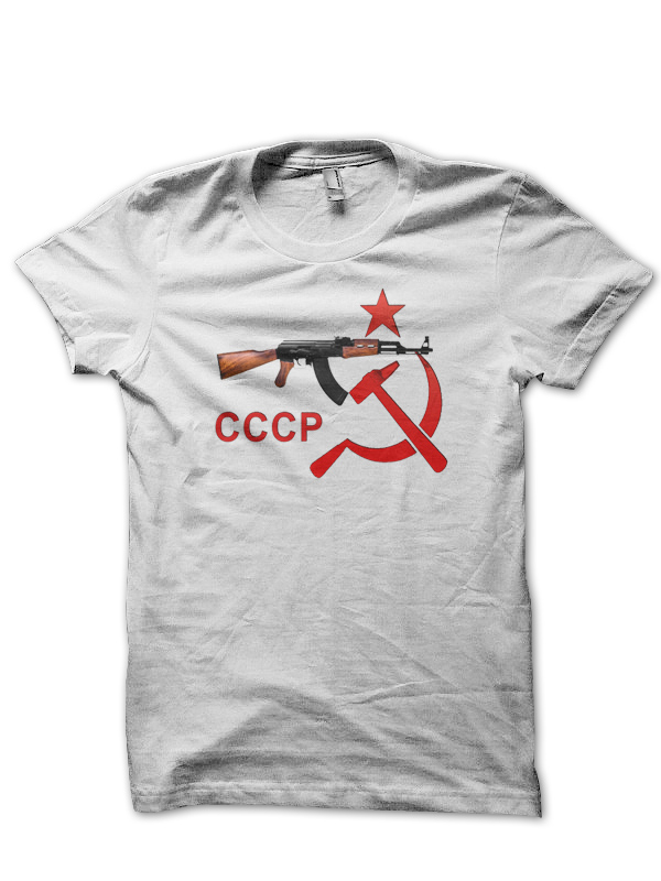 Cccp Star - ak47 Half Sleeve T-Shirt