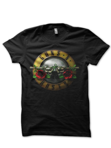 Guns N' Roses Black Half Sleeve T-Shirt