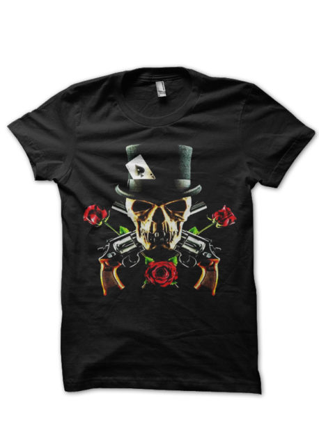 Guns N' Roses Black Half Sleeve T-Shirt