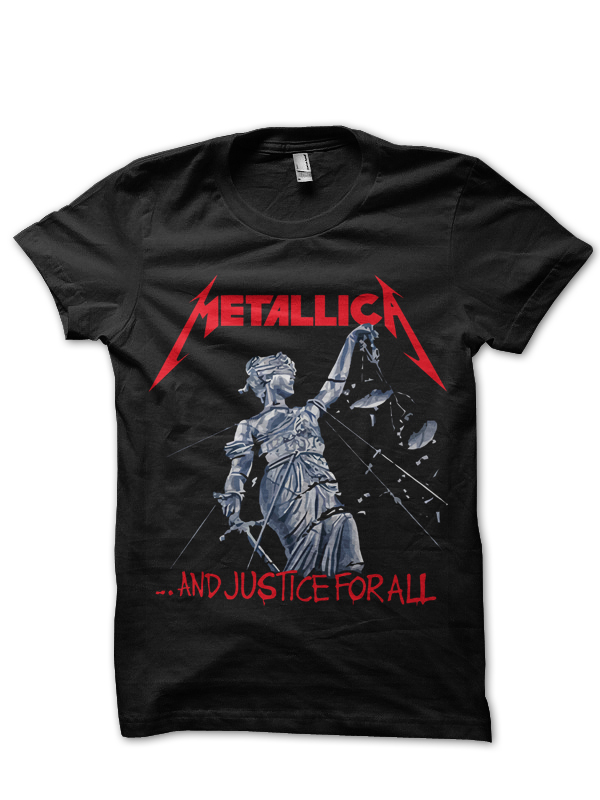 Metallica Justice For All Shirt, Metallica - And Justice For All T ...