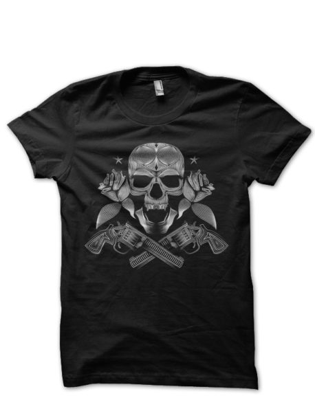 Guns N Roses Black Half Sleeve T-Shirt