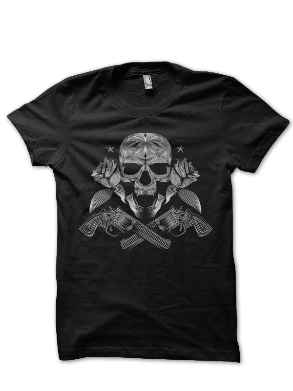 Guns N Roses Black Half Sleeve T-Shirt