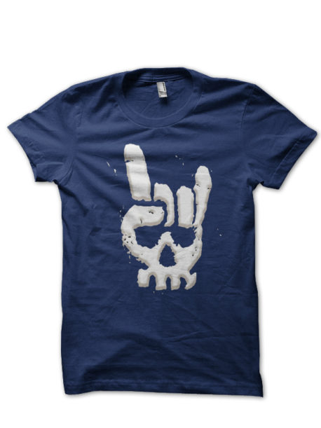 Punk Skull Half Sleeve T-Shirt