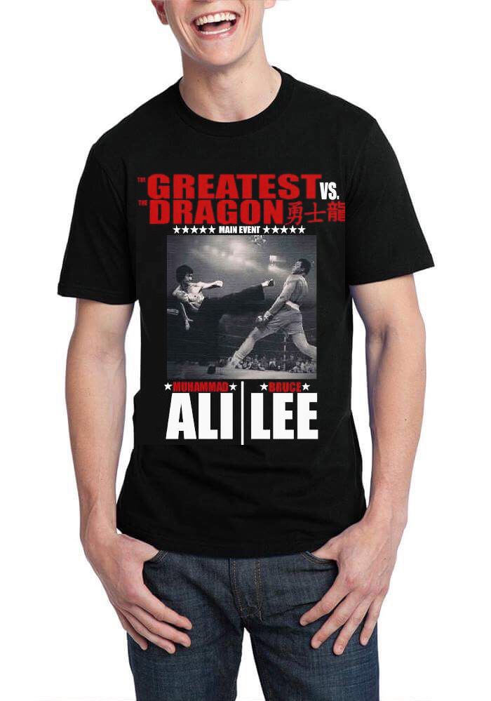 Muhammad Ali Vs Bruce Lee T-Shirt - Swag Shirts