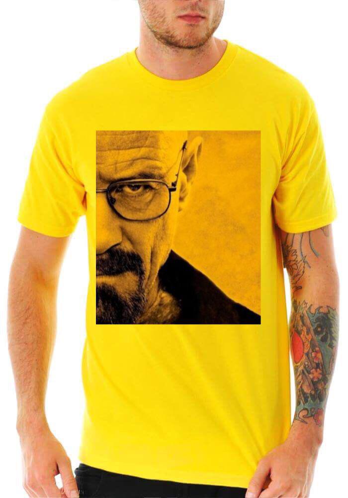 Breaking Bad Half Sleeve Yellow T-Shirt - Swag Shirts