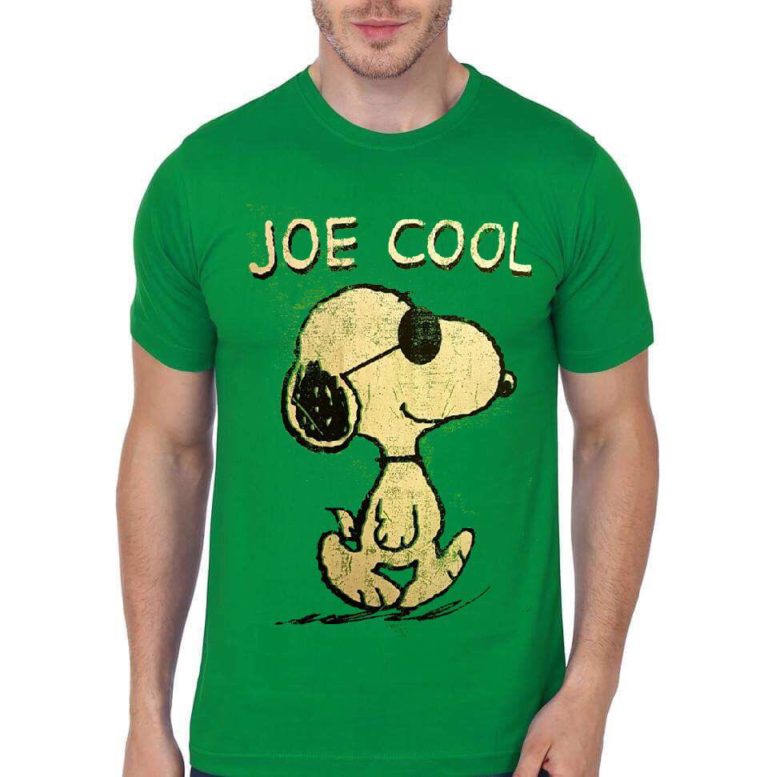 Joe Cool Half Sleeve Green TShirt Swag Shirts