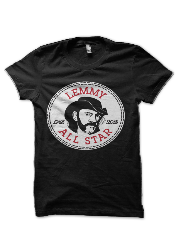 Lemmy Converse All Star Icon Half Sleeve T-Shirt - Image 2