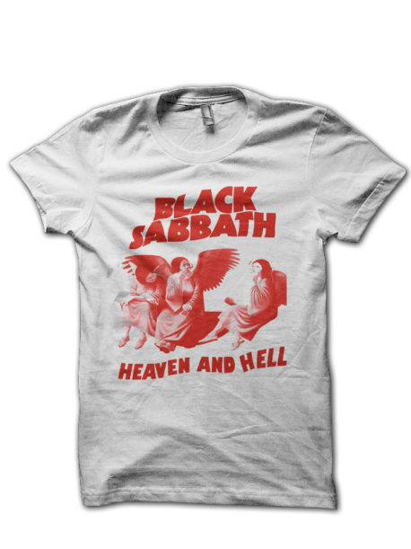 Black Sabbath White Half Sleeve T-Shirt