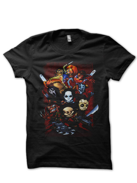 Grave Stompers Half Sleeve Black T-Shirt
