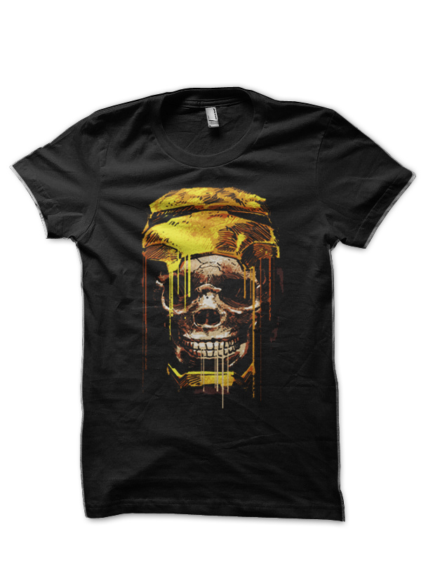 Iron Man Half Sleeve Black T-Shirt