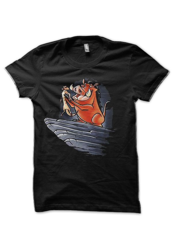 Timon & Pumbaa Half Sleeve T-Shirt - Image 3