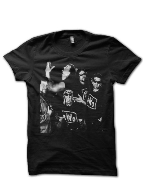 Nwo Black Half Sleeve T-Shirt