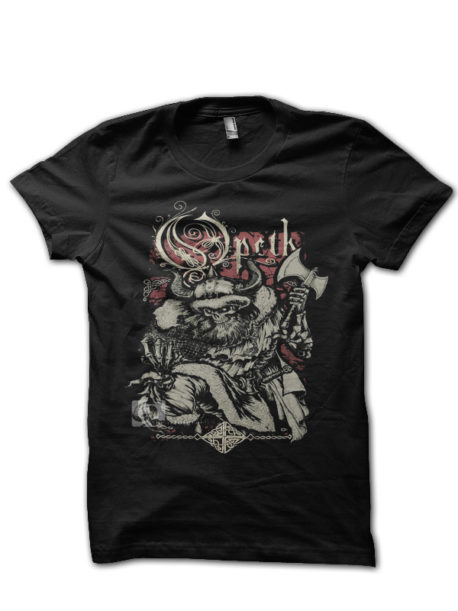 Opeth Black Half Sleeve T-Shirt