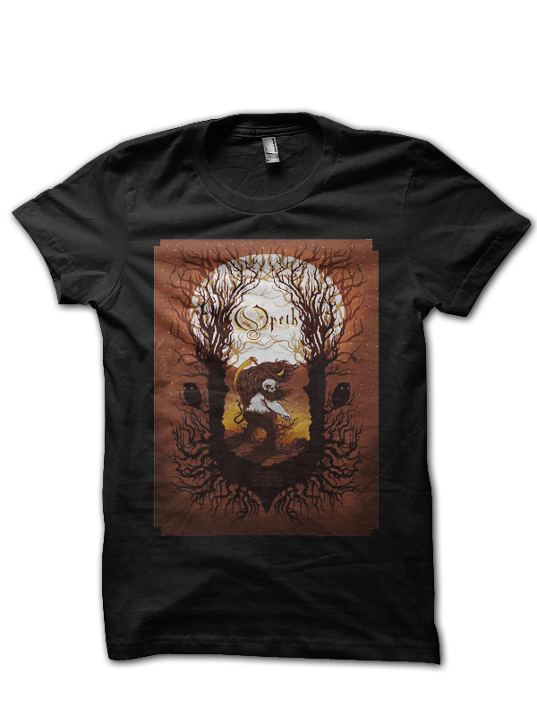 Opeth Black Half Sleeve T-Shirt