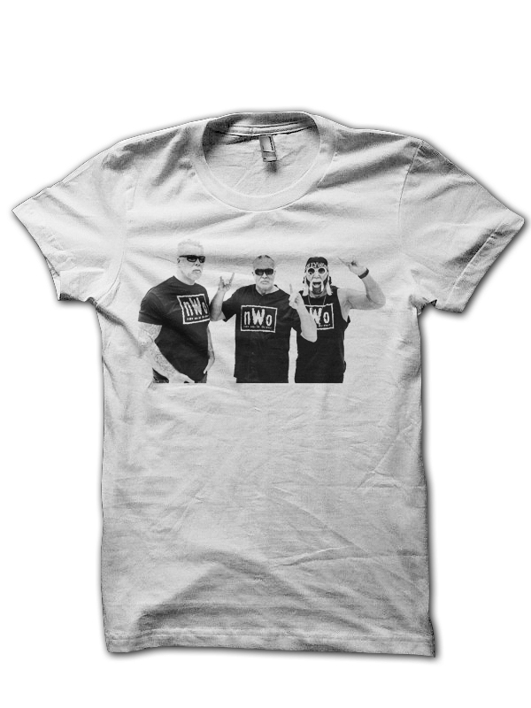 Nwo White Half Sleeve T-Shirt