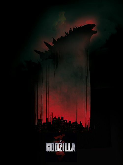 Godzilla Black T-Shirt - Image 2