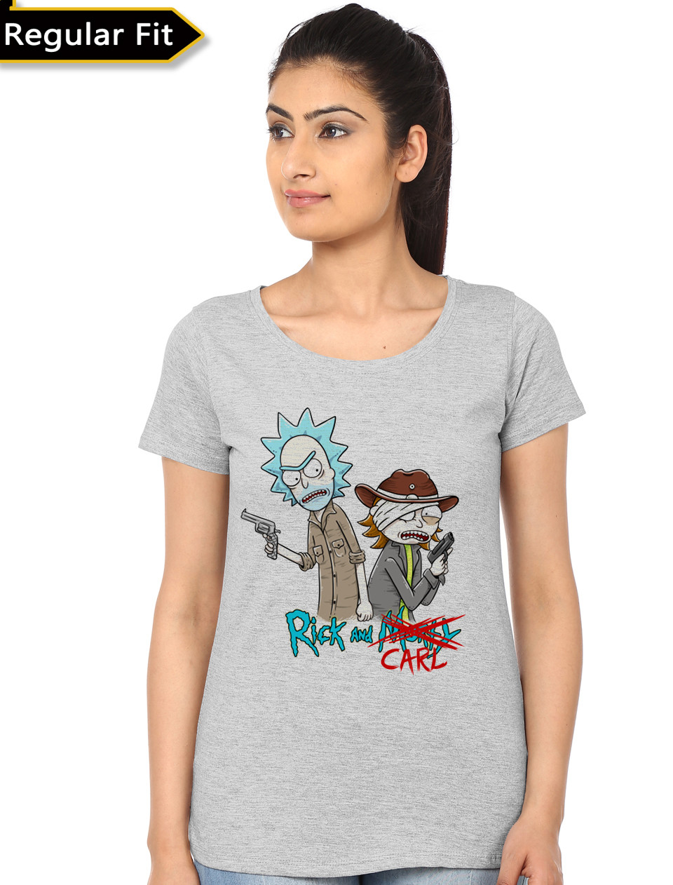 Rick And Morty Girls T-Shirt - Image 3