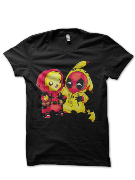 Deadpool Black Half Sleeve T-Shirt
